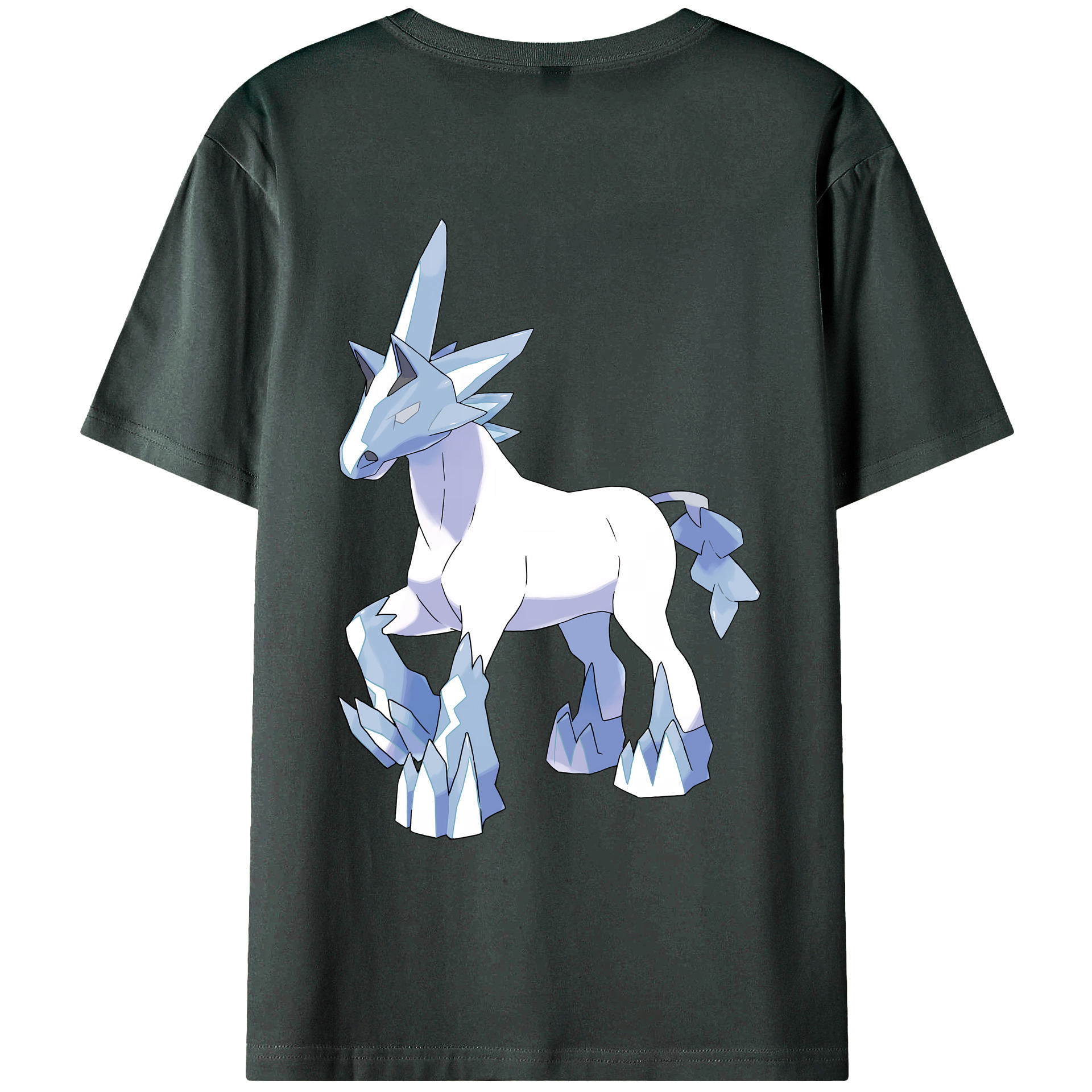 （画像用） ポケットモンスター Pokémon 綿100％ メンズ半袖Tシャツ（バックプリント） 通気性
